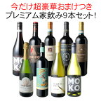 【送料無料】 ワインセット プレミアム 家飲み ワイン 9本 セット 赤ワイン 白ワイン スパークリングワイン 飲み比べ ソムリエ厳選 贅沢 ミックスセット フルボディ 御祝 誕生日 結婚祝い ギフト プレゼント 第20弾【Pup】