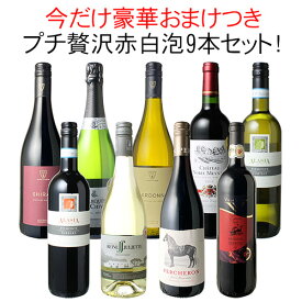 【送料無料】ワインセット ワイン プチ贅沢 全部入り 9本 赤ワイン 白ワイン スパークリング 飲み比べ ソムリエ厳選 ギフト プレゼント 御祝 誕生日 結婚祝い 第29弾