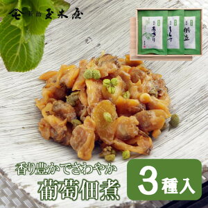 新橋玉木屋 葡萄つくだ煮詰合せ BT-3|佃煮 詰め合わせ ギフト 東京 うす味 贈り物 御礼 おすすめ お菓子以外 惣菜 減塩 挨拶 手土産 そうざい 時短 お取り寄せ 高級 佃煮ギフト ご飯のお供 ギ