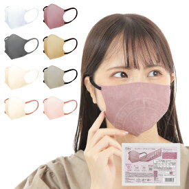 【 送料無料 365日出荷 】 フィッティ マスク スタイルフィット プラス 立体 不織布 27枚入 | ホワイト グレー ベージュ ライラック ホワイト 白 グレージュ ピンク ふつう 大きめ 個包装 3d バイカラー 使い捨て 3層構造 耳ゴム 幅広 【 スマホで試せるマスク試着実施中 】