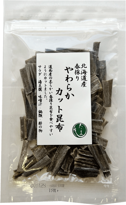 楽天市場】北海道産 春採りやわらかカット昆布30g【ネコポス6個