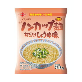 【ケース販売】ノンカップ麺24個入り（ねぎ入りしょうゆ味）