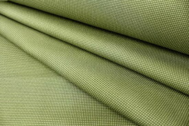 東レ　シルック　江戸小紋　角通し　反物　抹茶色　洗えるきもの　ポリエステル　無地感　フォーマル　普段着　日本製　江戸三役