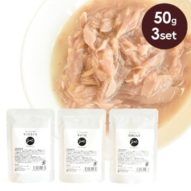 J&C プレミアムパウチ アソートセット 50g×3種 猫 キャットフード ウェットフード グレインフリー グルテンフリー 低カロリー 水分補給 カツオ マグロ チキン