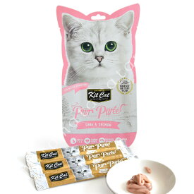 キットキャット パーピューレ ツナ&サーモン 60g（15g×4袋） 猫 おやつ 魚 グレインフリー