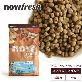 ナウフレッシュ グレインフリー フィッシュアダルトキャット 猫 キャットフード ドライフード 350g 1.36kg 3.63kg 7.25kg 小粒 nowfresh