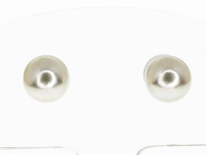 真珠(P6.5-7mm)ピアスK14WGホワイトゴールド【送料無料】【代引き手数料無料】パールレディース【中古】29580728