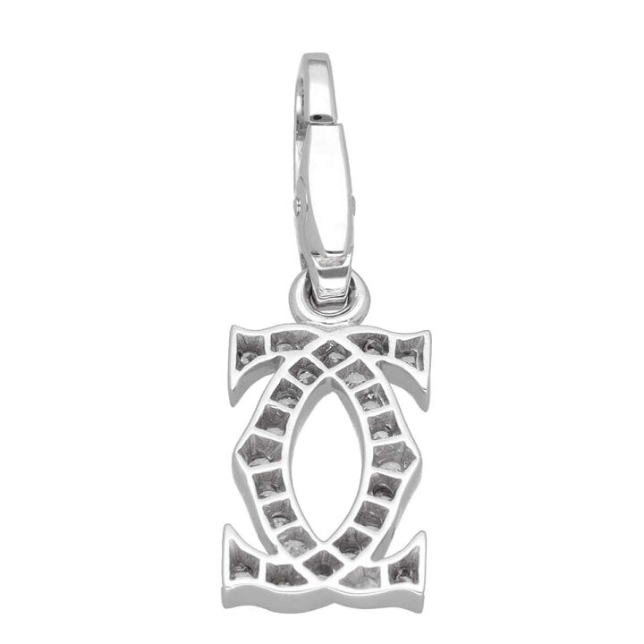 楽天市場】Cartier カルティエ ダイヤモンド 2C チャーム 証明書 750  