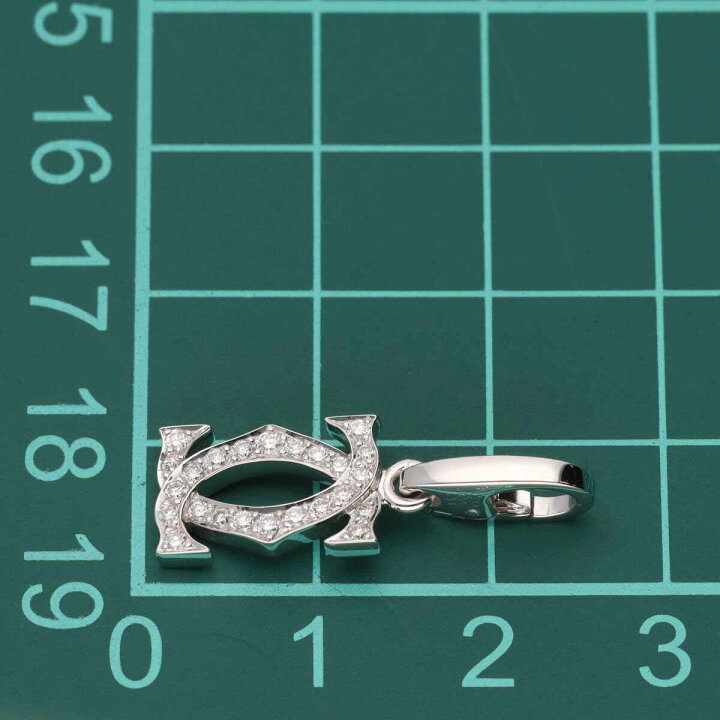 楽天市場】Cartier カルティエ ダイヤモンド 2C チャーム 証明書 750 