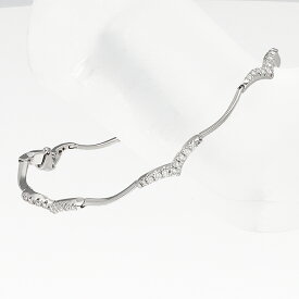 DAMIANI ダミアーニ ダイヤモンド ブレスレット 18cm 750 K18 WG ホワイトゴールド【送料無料】【代引き手数料無料】バングル【中古】25160603