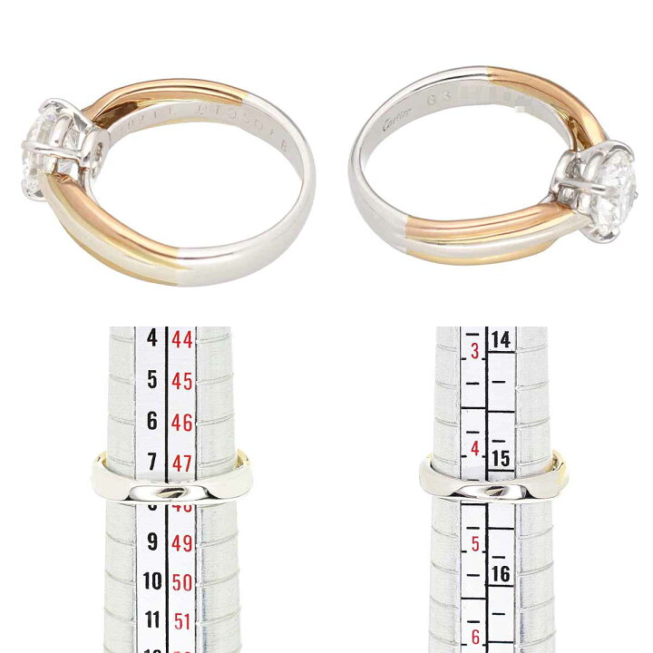 楽天市場】Cartier カルティエ トリニティ ダイヤ(1.02ct G-VVS2 
