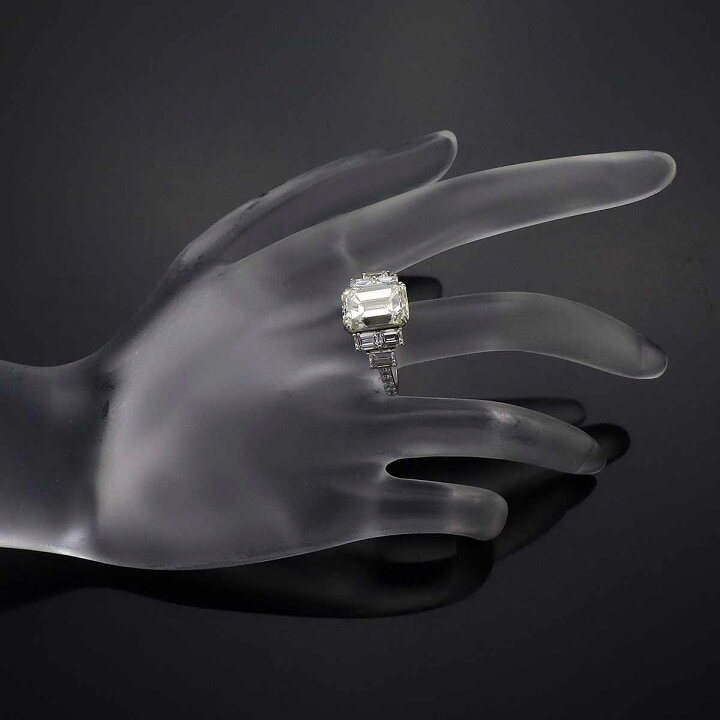 楽天市場】エメラルドカットダイヤモンド(5.01ct N-VS1)サイド  