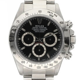 ROLEX ロレックス コスモグラフ デイトナ 40mm 16520 腕時計 自動巻 U番 SS ステンレススチール SWISS MADE ブラックダイヤル【送料無料】時計【代引手数料無料】【中古】25150605