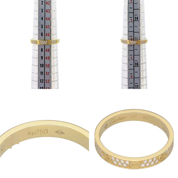 楽天市場】Cartier カルティエ ダイヤモンド ミニ ラブ リング  