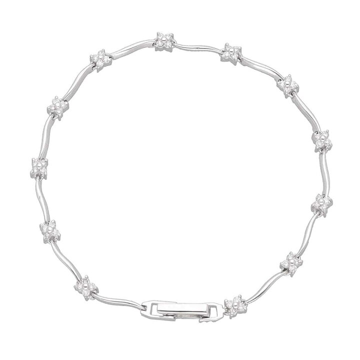 楽天市場】ダイヤモンド(0.60ct)チェーン ステーション ブレスレット  