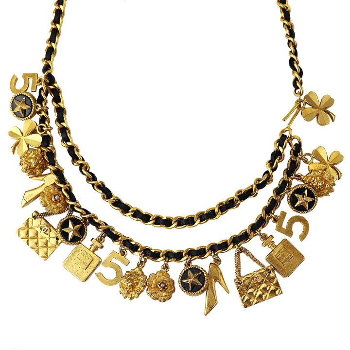 楽天市場】CHANEL シャネル チャーム付き 95P アイコン チェーンベルト  