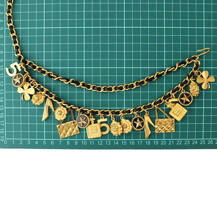 楽天市場】CHANEL シャネル チャーム付き 95P アイコン チェーンベルト  