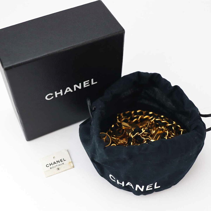 楽天市場】CHANEL シャネル チャーム付き 95P アイコン チェーンベルト  