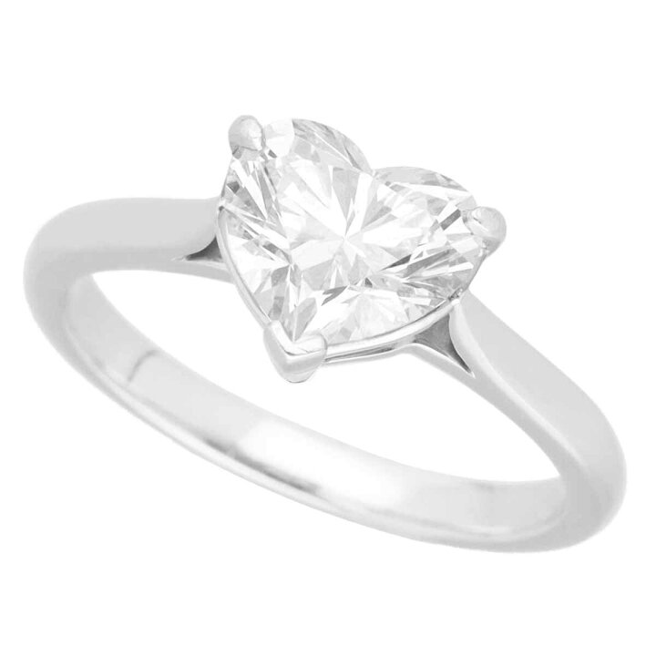 楽天市場】TIFFANY&Co ティファニー ソリティア ハートシェイプ 