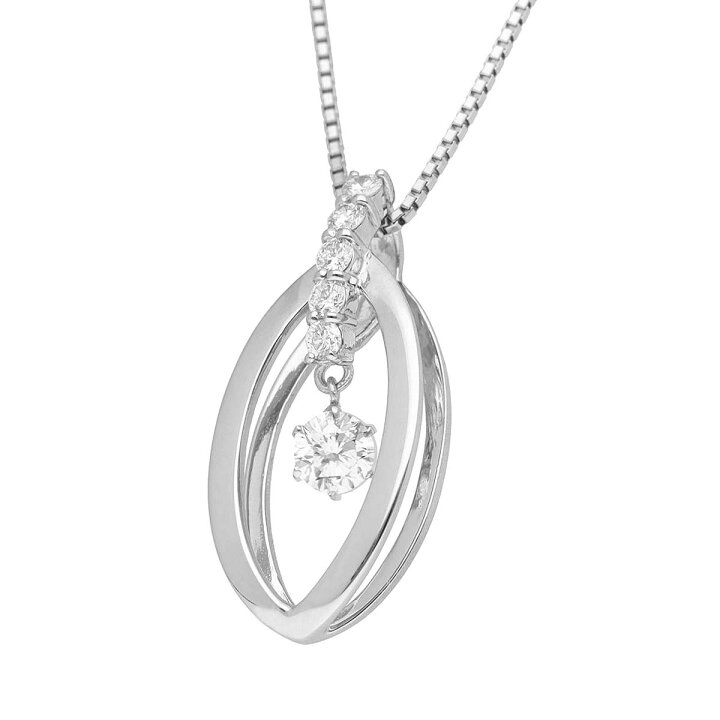 楽天市場】ダイヤモンド(0.26ct)ペンダント ネックレス Pt900/850 