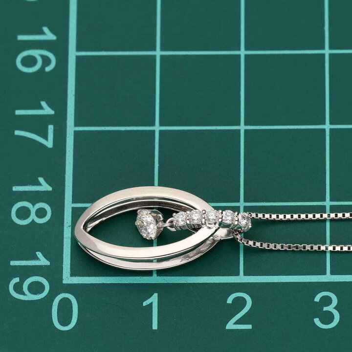 楽天市場】ダイヤモンド(0.26ct)ペンダント ネックレス Pt900/850 