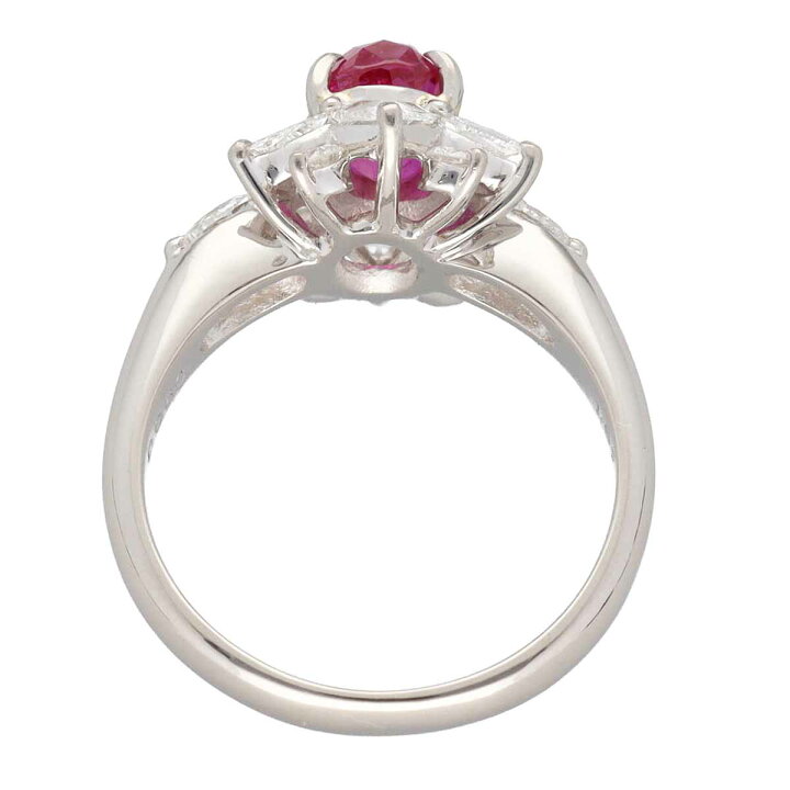 楽天市場】ビルマ産 非加熱ルビー(R1.62ct) ダイヤモンド(0.86ct 