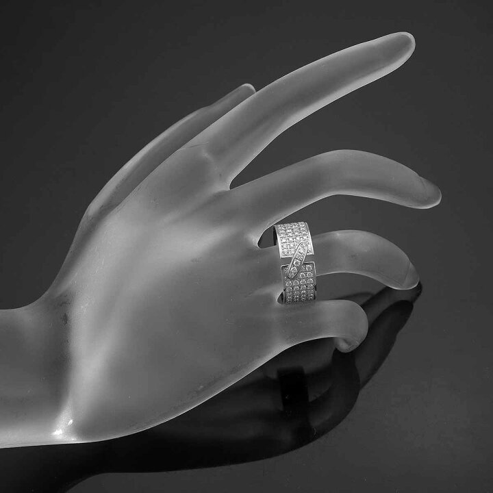 楽天市場】CHAUMET ショーメ ダイヤモンド リアン リング 750 K18 WG 