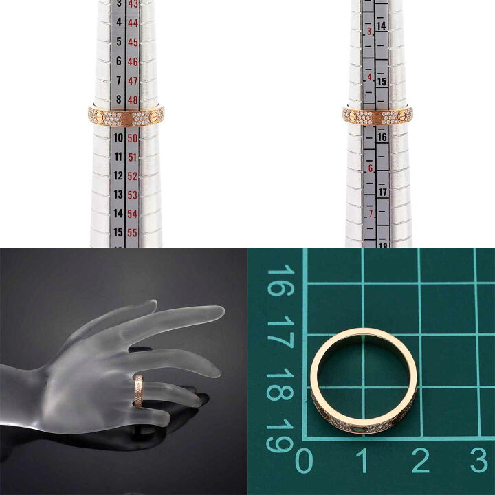 楽天市場】Cartier カルティエ ミニラブ リング パヴェダイヤモンド  