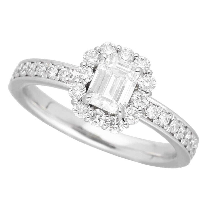 楽天市場】エメラルドカットダイヤモンド(0.517ct F-VS1)サイド  
