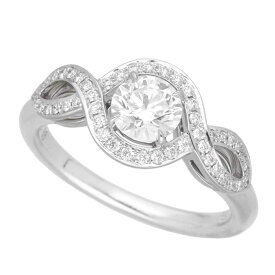 HARRY WINSTON ハリーウィンストン ダイヤモンド(0.53ct F-VVS2-3Ex) リリークラスター ・バイ・HW リング PT950 プラチナ 日本サイズ約7.5号 #47.5 HW GIA鑑定書【送料無料】指輪【中古】23681227