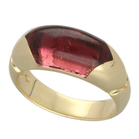 BVLGARI ブルガリ チュルタウラ ピンクトルマリン リング 750 K18 YG イエローゴールド 日本サイズ約12号 #52 Made In Italy【送料無料】【代引き手数料無料】指輪【中古】24471230
