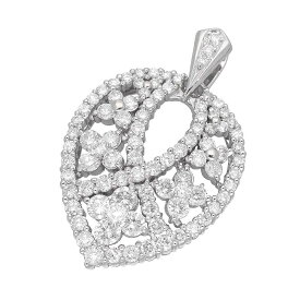 ダイヤモンド(2.00ct) ペンダントトップ PT900 プラチナ 鑑別書【送料無料】【代引手数料無料】【中古】25030231