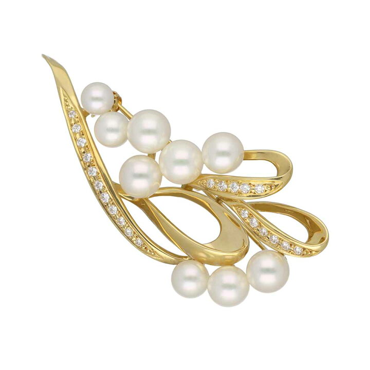 楽天市場】MIKIMOTO ミキモト パール(6.67mm-5.03mm) ダイヤモンド 