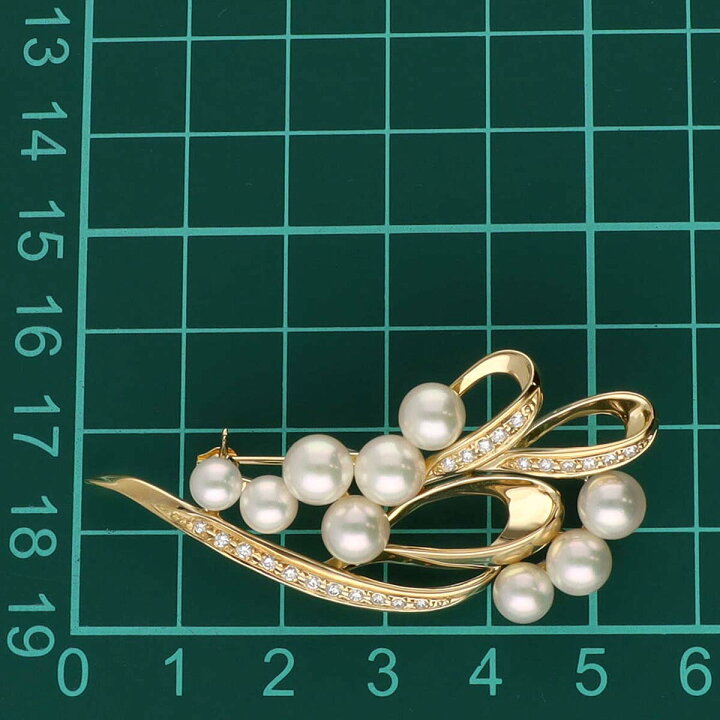 楽天市場】MIKIMOTO ミキモト パール(6.67mm-5.03mm) ダイヤモンド 