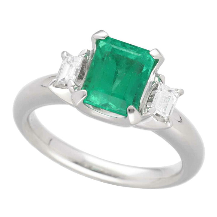 楽天市場】コロンビア産 F1 天然エメラルド(1.74ct) ダイヤモンド(0.24  