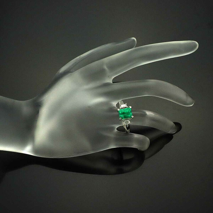 楽天市場】コロンビア産 F1 天然エメラルド(1.74ct) ダイヤモンド(0.24  