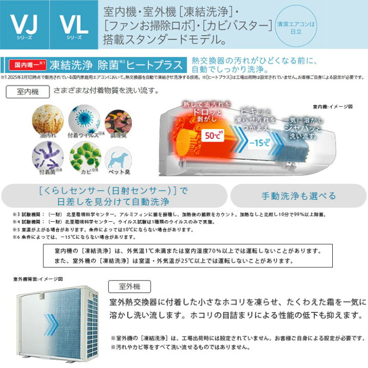 楽天市場】【LINE友だち追加でクーポン配布中】 日立 エアコン VJ 