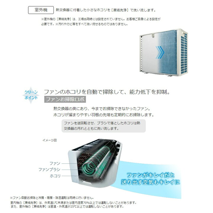 楽天市場】ZJシリーズ 白くまくん 2024年モデル 6畳程度 単相100V 日立 