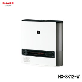 SHARP シャープ プラズマクラスター 加湿 セラミック ファンヒーター HX-SK12-W ホワイト 白 日本製
