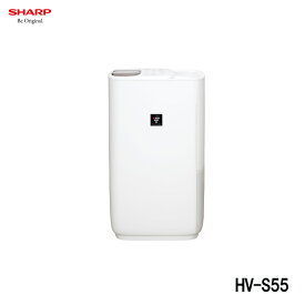 SHARP シャープ プラズマクラスター ハイブリッド加湿器 HV-S55-W SIAA 抗菌加工 4L 静音運転 転倒自動停止装置 主に9畳 タイマー ハイブリッド式 上から給水