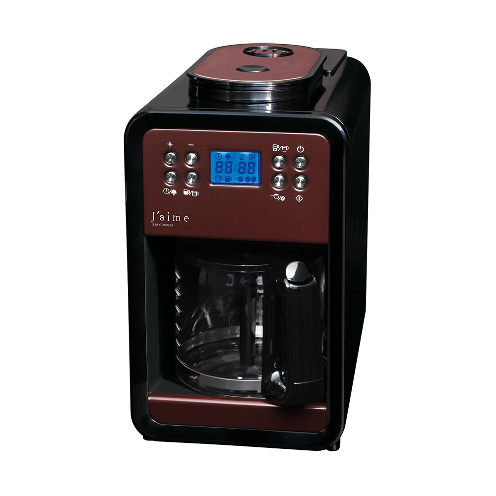 SKジャパン バーゲンで 全自動 コンパクト コーヒーサーバー エスケイジャパン SJM-GT06ACM 自動式コーヒーメーカー お気に入り 6杯分