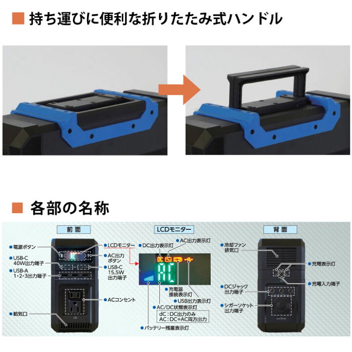 楽天市場】TLB120(BL) TLB120 BL ポータブルバッテリー マスプロ電工 