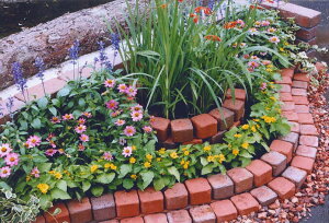 楽天市場 簡単にレンガのお庭ができる キュアガーデン 花壇krタイプ お庭の玉手箱