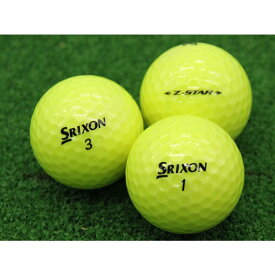 【中古】Aランク スリクソン SRIXON Z-STAR プレミアムパッションイエロー2021年モデル 30個 球手箱 ロストボール