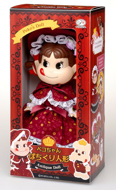 楽天市場】ペコちゃんぱちくり人形アンティークドール【新品同様品 