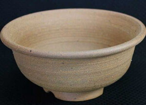 ろくろ挽き 山野草 植木鉢かがり窯益子焼 植木鉢作家 焼物