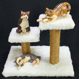 すみ田理恵 作キャットタワー猫の焼き物たち皿や器や招き猫
