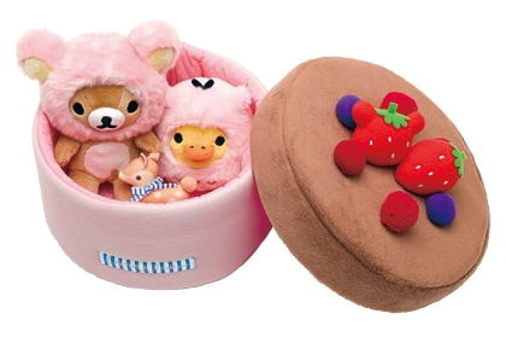 楽天市場】サンエックス リラックマケーキBOXぬいぐるみセット【新品 