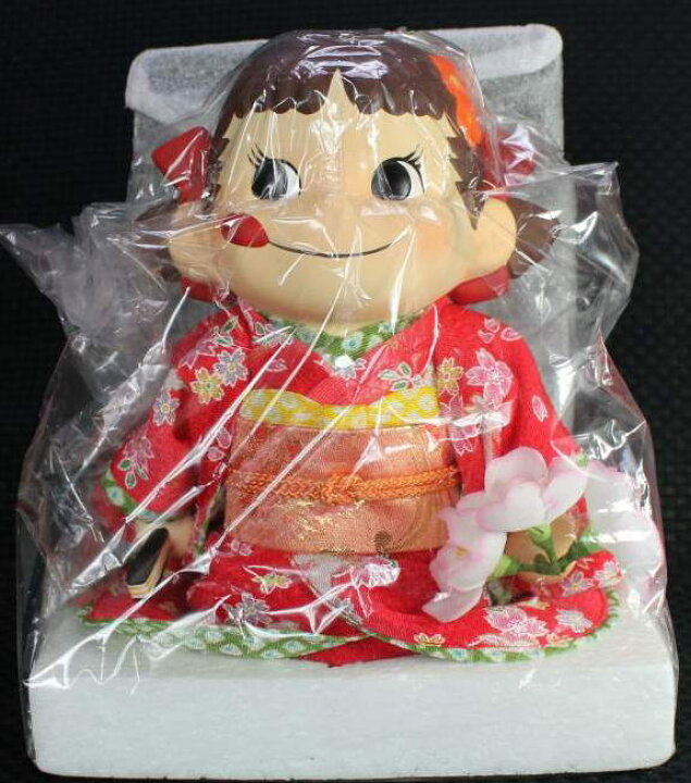 楽天市場】着物ペコちゃん人形 白雲春の舞【未使用】不二家 ペコちゃん 