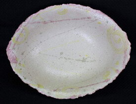 陶製 楕円ボウル小林ピア 作益子焼陶器 焼物